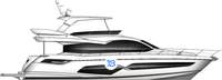 Sunseeker Manhattan 68 illustration