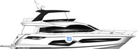 Sunseeker Manhattan 68  illustration