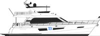 CL Yachts CLB65 Flybridge illustration