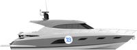 Riviera 6000 Sport Yacht Platinum Edition illustration
