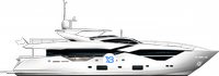 Sunseeker 116 Yacht illustration