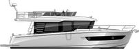 Swift Trawler 43 Fly profile