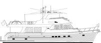 640 Azure Motoryacht profile