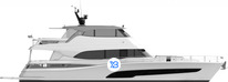 78 Motor Yacht Enclosed Bridge Deck