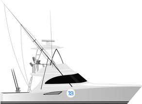 Viking 38 Billfish illustration