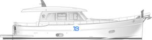 Sasga Yachts Menorquin 55 HT illustration