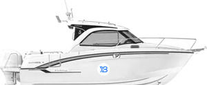 Beneteau Yachts Antares 7 Fishing  illustration