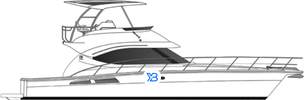 Riviera 45 Open Flybridge illustration