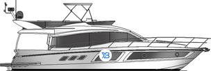 Gulf Craft Majesty 48 illustration