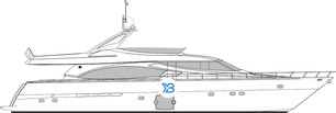 Ferretti 830 profile