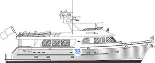 800 Motoryacht profile