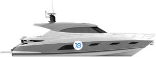 6000 Sport Yacht profile