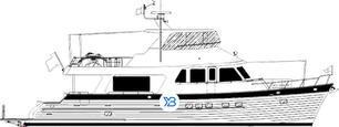 670 Azure Sport Yacht profile