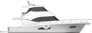 52 Enclosed Flybridge profile