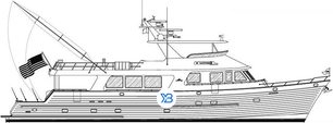 860 Cockpit Motoryacht profile