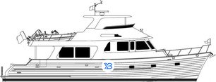 630 Cockpit Motoryacht profile