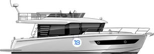 Swift Trawler 43 Fly profile