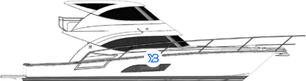 53 Enclosed Flybridge profile