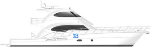 75 Enclosed Flybridge profile