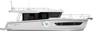 Swift Trawler 43 Sedan profile