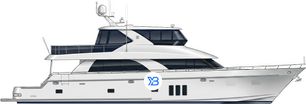 82 Cockpit Motoryacht profile