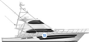 77 Enclosed Flybridge profile