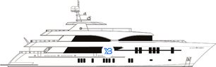 155 Megayacht profile