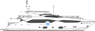 115 Sport Yacht profile