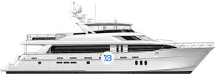 Hatteras 105 Cockpit Motor Yacht profile