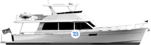 GB60 Flybridge profile