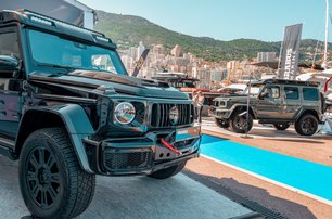 Brabus vehicle on display at Monaco Yacht Show