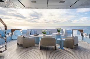 Admiral superyacht Althea aft deck lounge 