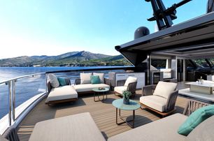 Sunseeker Ocean 156 exterior deck space