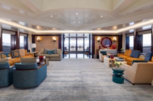 Lürssen superyacht Whisper main saloon lounge 