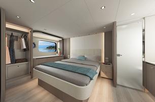 Absolute Navetta 58 yacht master cabin with double bed 