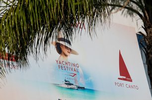 Cannes Yachting Festival Port Canto sign