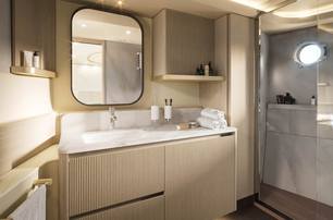 Absolute Navetta 66 yacht ensuite with mirror 