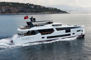 Larger production yacht