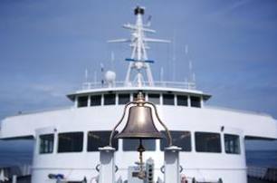 sound signal bell on superyacht