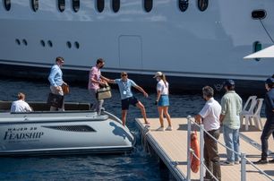 Feadship luxury guest tender during MYS