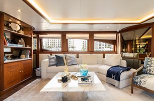 Benetti superyacht DXB sky lounge sofa 