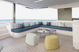 Silent 60 Open exterior deck salon 