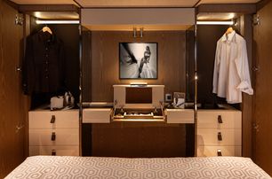 Invictus ST550 motor yacht master cabin wardrobe 