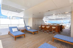 Feadship superyacht Rock.It sundeck bar 