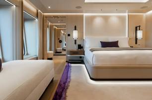 Amels superyacht Synthesis VIP guest cabin 