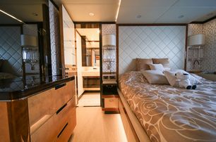 Benetti motor yacht Afina guest cabin with en suite 