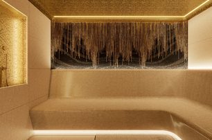 Sanlorenzo superyacht Silver Fox steam room spa 