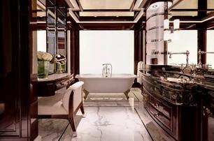 Feadship superyacht Rock.It master cabin ensuite with bath 