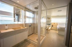 Sanlorenzo superyacht Our Aleph master cabin en suite 