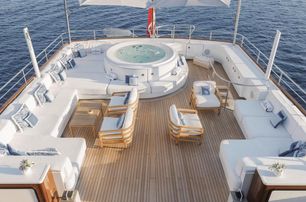 Feadship superyacht Synthesis 66 flybridge aft deck 
